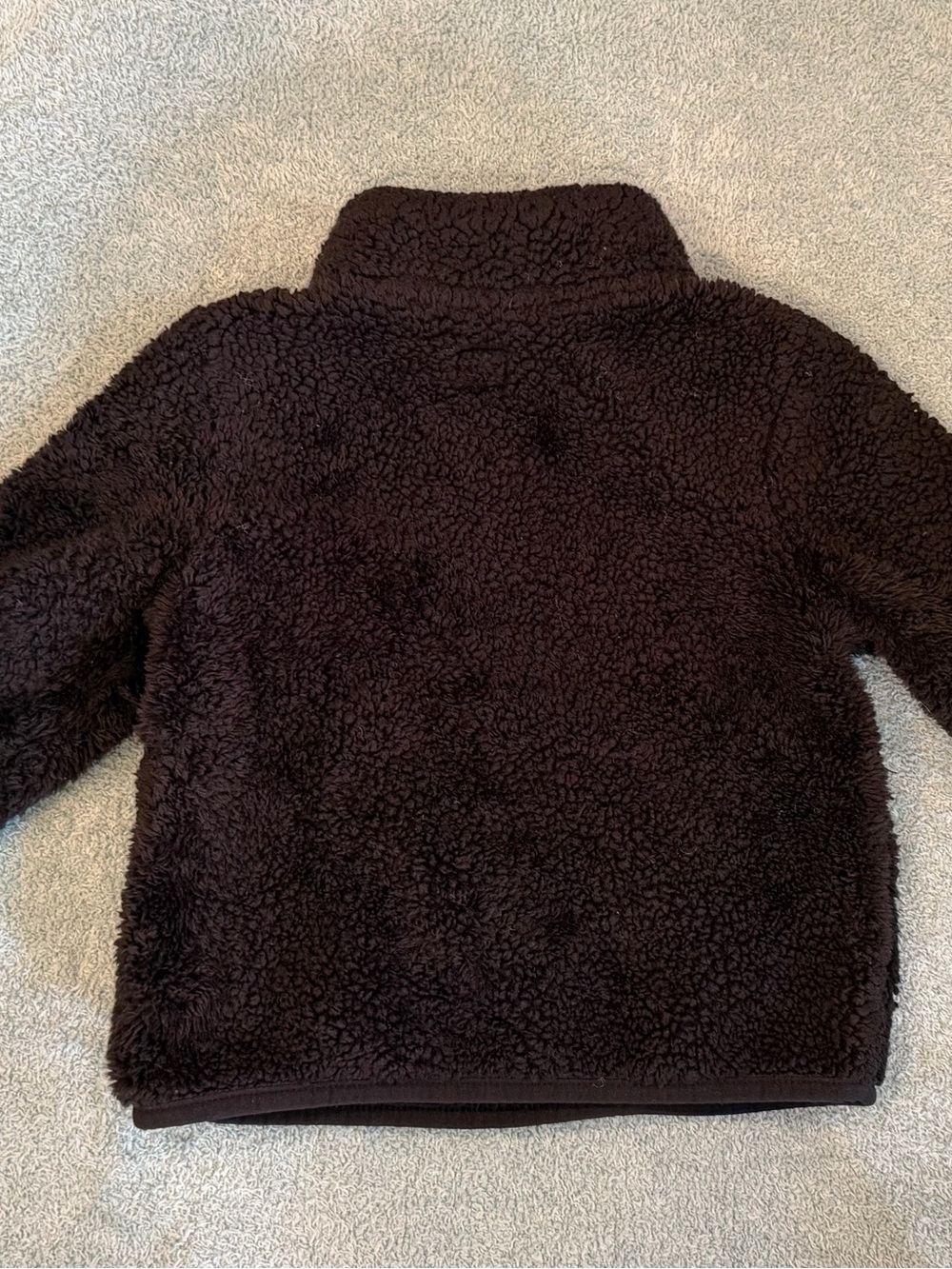 Wonder Nation Toddler Black Half Button Sweater 3T Unisex Pullover - Picture 3 of 5